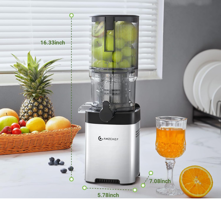 Best AMZCHEF Cold Press Triple Strainers